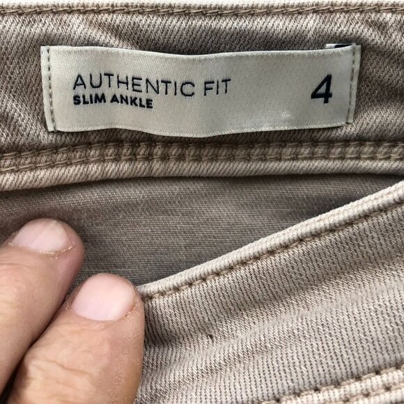 J.Jill Denim Womens Jeans Size 4 Lot Of Two Authentic Fit Slim Ankle Blue Bleige - Picture 4 of 16